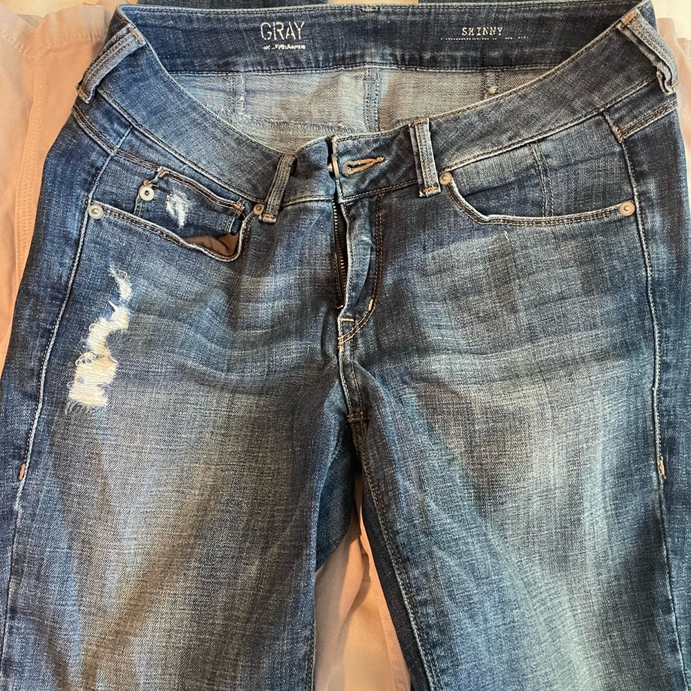 Gray by Sak’s 5th Avenue Skinny Jeans